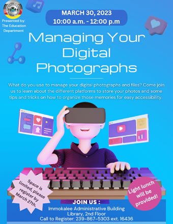 Managing Digital Photos Immokalee